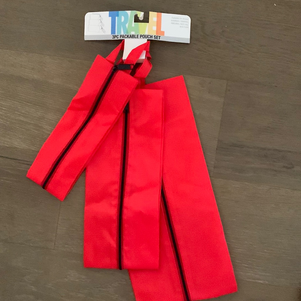 Nwt Travel Trio Pouch Set